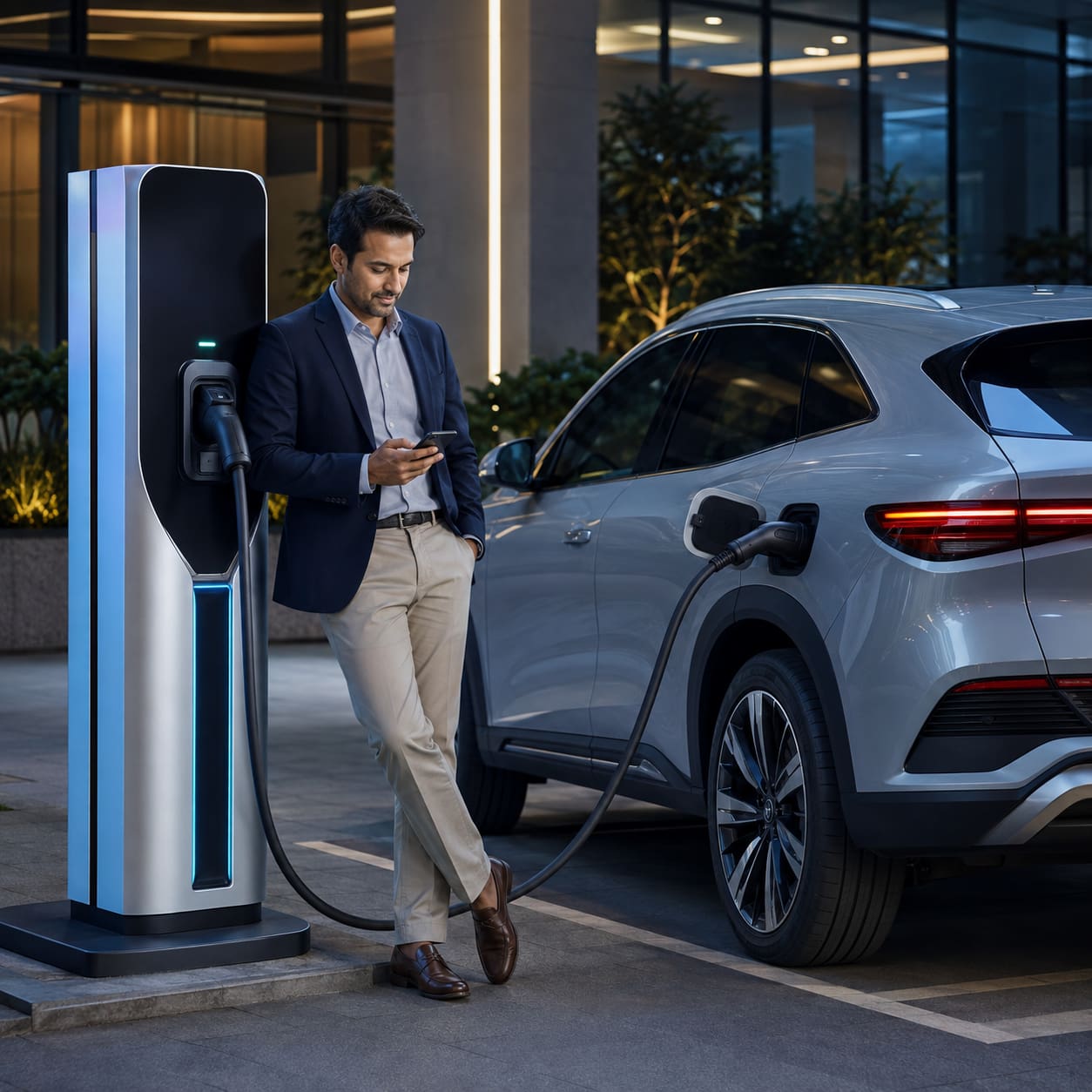Commercial EV Charging Station setup in India
